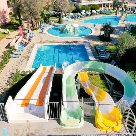Apollo Palace Resort Corfu Waterslides 2